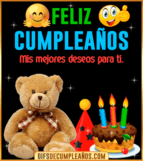 deseos de feliz cumpleanos gif animado