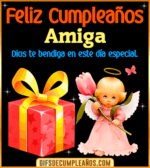 feliz cumpleanos amiga dios te bendiga