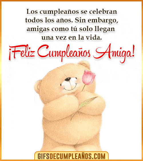 feliz cumpleanos amiga gif whatsapp
