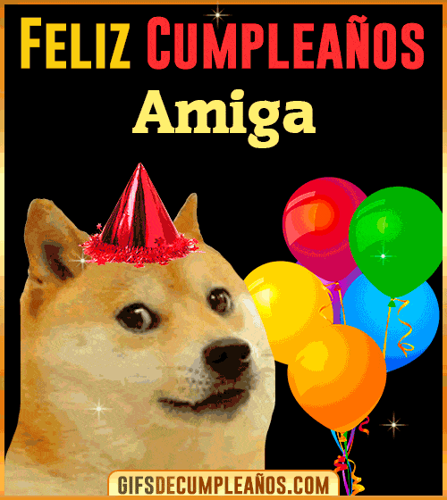 feliz cumpleanos amiga imagen de meme