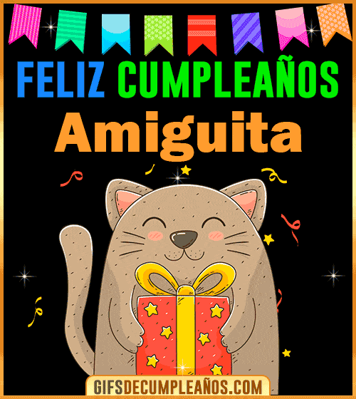 feliz cumpleanos amiguita
