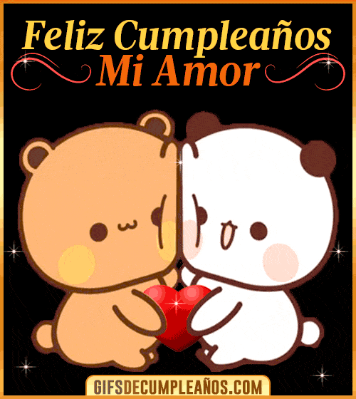 feliz cumpleanos mi amor gif para descargar gratis
