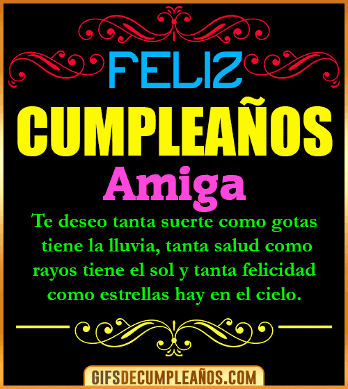 frases de cumpleanos para amiga