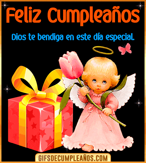 gif animado de feliz cumpleanos dios te bendiga