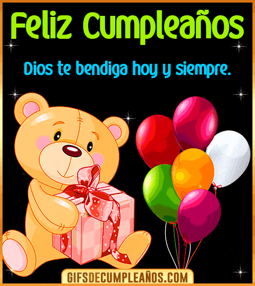 gif de cumpleanos bonito peluche