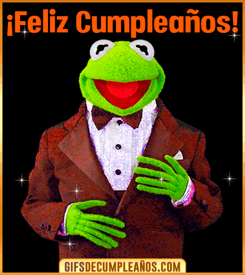 gif de cumpleanos de rana rene meme