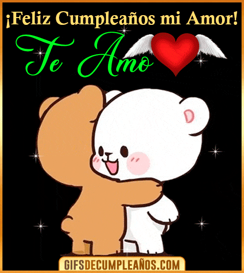 gif feliz cumpleanos mi amor te amo