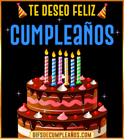 imagen gif con movimiento de feliz cumpleanos para whatsapp